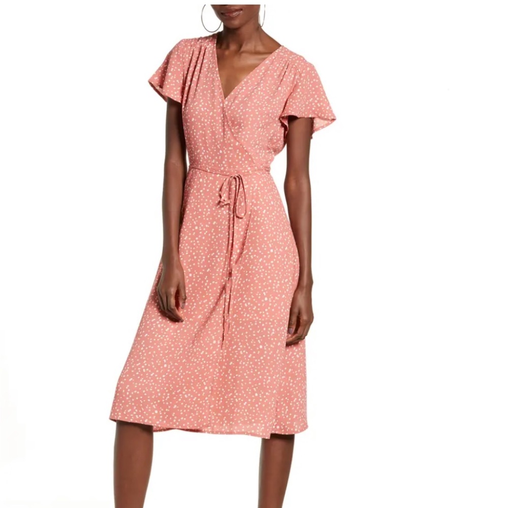 Leith Wrap Dress Size Medium